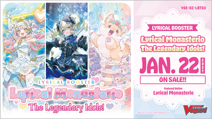 [Pre-Order] EN DZ-LBT03 CARDFIGHT VANGUARD Lyrical Booster 03: Lyrical Monasterio The Legendary Idols!