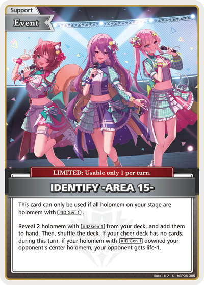 [U] IDENTIFY -AREA 15-