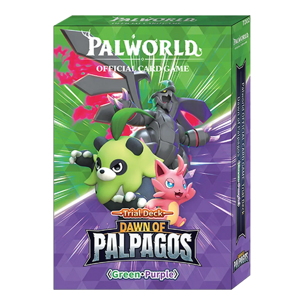 [RE-STOCK] EN Palworld Official Card Game (Dawn of Palpagos Booster Box/Case/Trial Decks