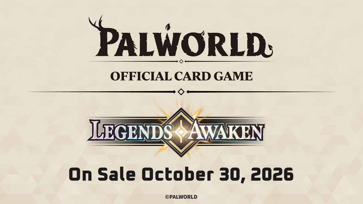 [Pre-Order] EN Palworld Official Card Game (Legends Awaken - Booster Box / Case)