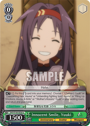 (U) 0/0 Yuuki (Anniversary/Avatar/Weapon)