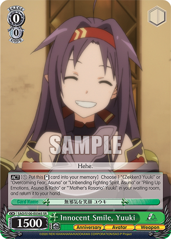 (SR) 0/0 Yuuki (Anniversary/Avatar/Weapon)