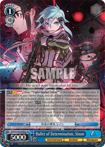 (SR) 1/0 Sinon (Anniversary/Avatar/Weapon)