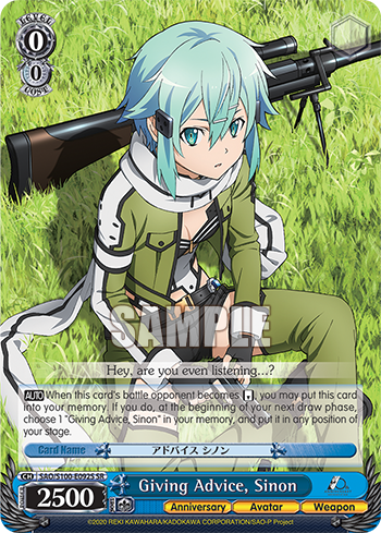 (SR) 0/0 Sinon (Anniversary/Avatar/Weapon)