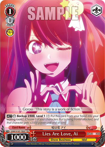 (TD) 1/1 Ai (Showbiz/Idol)