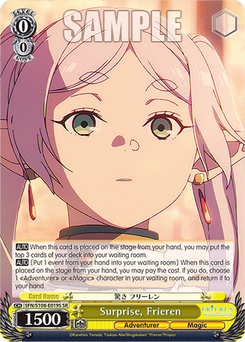 (SR) 0/0 Frieren (Adventurer/Magic)