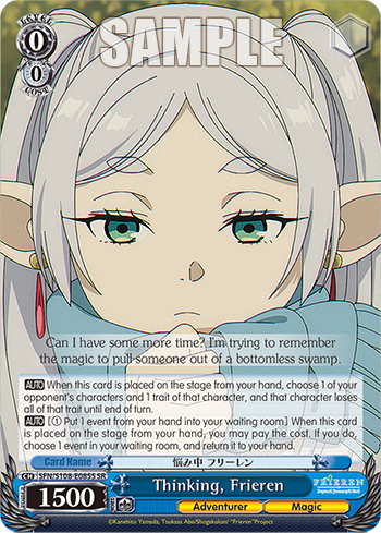 (SR) 0/0 Frieren (Adventurer/Magic)