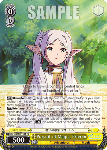 (TD) 0/0 Frieren (Adventurer/Magic)