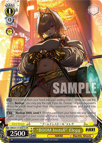 (SR) 1/0 Elegg (NIKKE/Electric Shock)