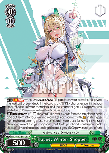 (SR) 0/0 Rupee (NIKKE/Talentum)
