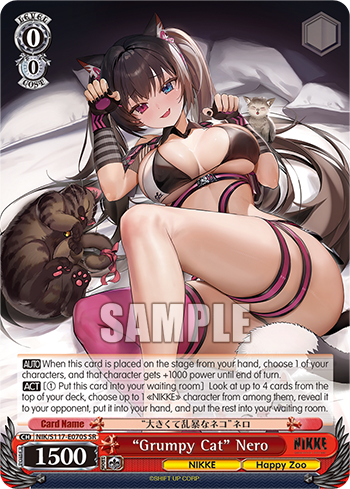 (SR) 0/0 Nero (NIKKE/Happy Zoo)