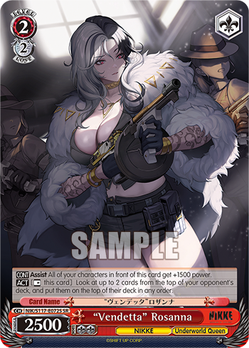 (SR) 2/2 Rosanna (NIKKE/Underworld Queen)