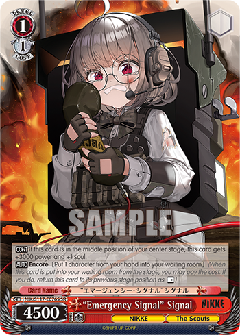 (SR) 1/1 Signal (NIKKE/The Scouts)