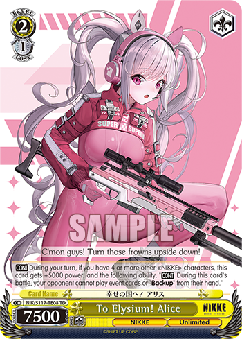 (TD) 2/1 Alice (NIKKE/Unlimited)