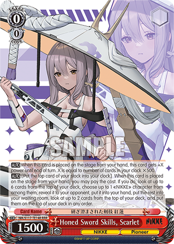 (RRR) 0/0 Scarlet (NIKKE/Pioneer)
