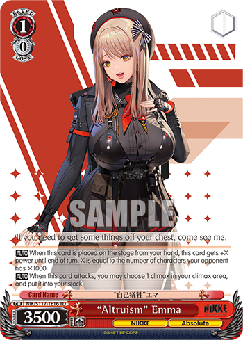 (TD) 1/0 Emma (NIKKE/Absolute)