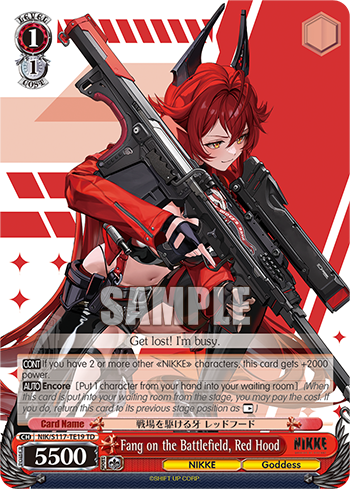 (TD) 1/1 Red Hood (NIKKE/Goddess)