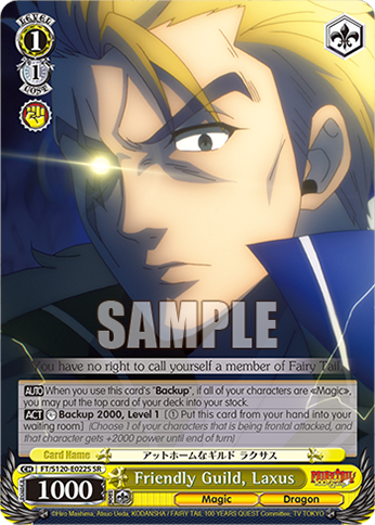 (SR) 1/1 Laxus (Magic/Dragon)