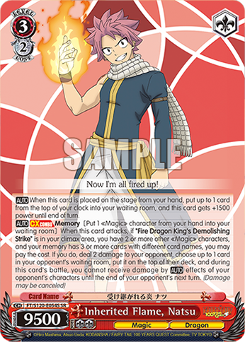 (SR) 3/2 Natsu (Magic/Dragon)