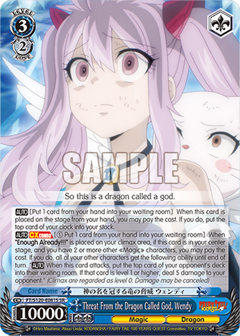 (SR) 3/2 Wendy (Magic/Dragon)