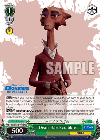 (TD) 1/1 Dean Hardscrabble (PIXAR)