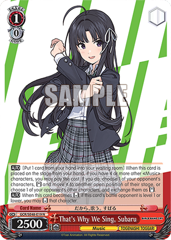 (N) 1/0 Subaru (Music/Togenashi Togeari)