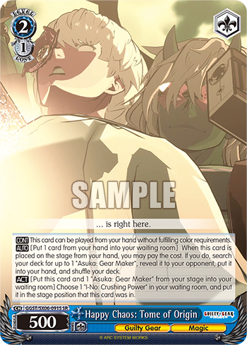 (SR) 2/1 Happy Chaos: Tome of Origin