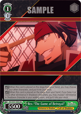 (SR) Rex "The Game of Betrayal" (Eminence in Shadow/Cult of Diablos)