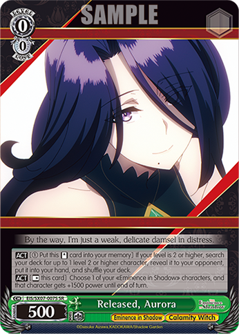 (SR) Released, Aurora (Eminence in Shadow/Calamity Witch)