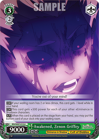 (U) Awakened, Zenon Griffey (Eminence in Shadow/Cult of Diablos)