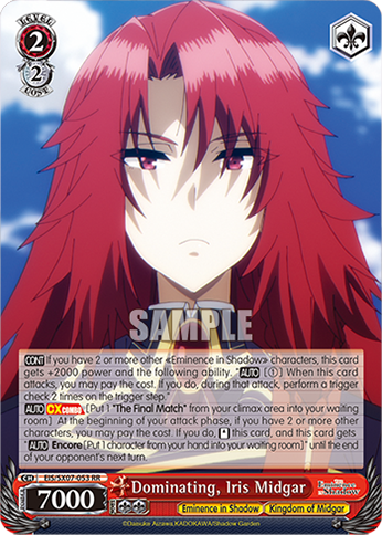 (RR) Dominating, Iris Midgar (Eminence in Shadow/Kingdom of Midgar)
