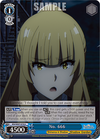 (U) No.666 (Eminence in Shadow/Shadow Garden)
