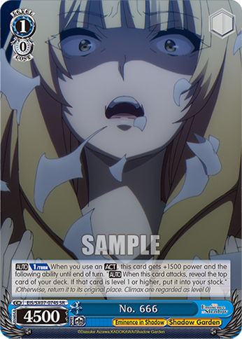 (SR) No.666 (Eminence in Shadow/Shadow Garden)