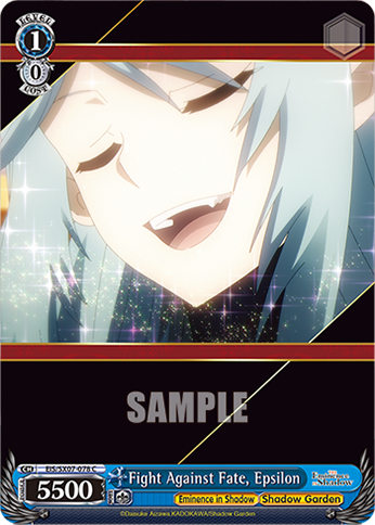 (C) Fight Against Fate, Epsilon (Eminence in Shadow/Shadow Garden)