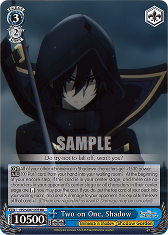 (RR) Two on One, Shadow (Eminence in Shadow/Shadow Garden)
