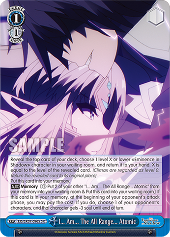 (SR) I…Am…The All Range… Atomic