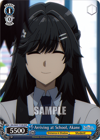 (RRR) Arriving at School, Akane (Eminence in Shadow/Student)