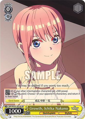 (SR) 0/0 Ichika (Quintuplets/Stylish)