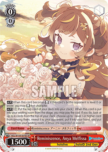 (SR) 0/0 Anya (Hololive/Hololive Indonesia 2nd Gen)