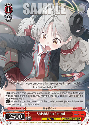 (SR) 1/0 Izumi (Kivotos/Gourmet Research Society)