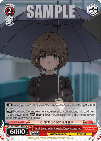 (U) 2/2 Kaede (Adolescence/Animal)
