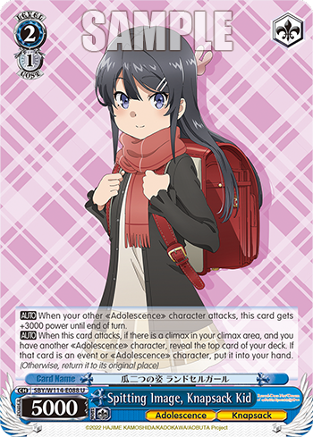 (U) 2/1 Knapsack Girl (Adolescence/Knapsack)
