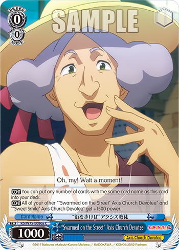 (C) “Swarmed on the Street” Axis Church Devotee