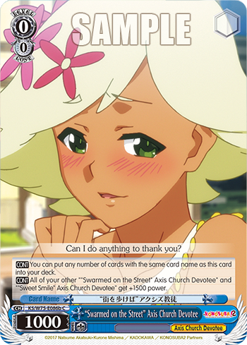 (C) “Swarmed on the Street” Axis Church Devotee