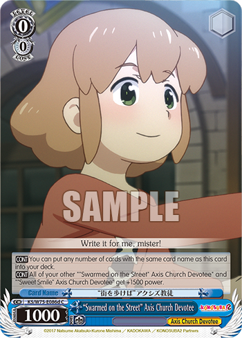 (C) “Swarmed on the Street” Axis Church Devotee