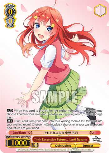 (IGP) 0/0 Itsuki (Quintuplets/Diligence)