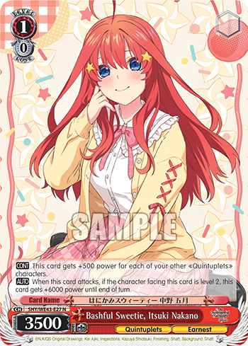 (N) 1/0 Itsuki (Quintuplets/Diligence)