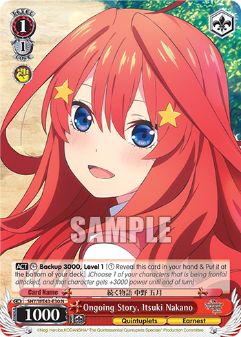 (N) 1/1 Itsuki (Quintuplets/Diligence)