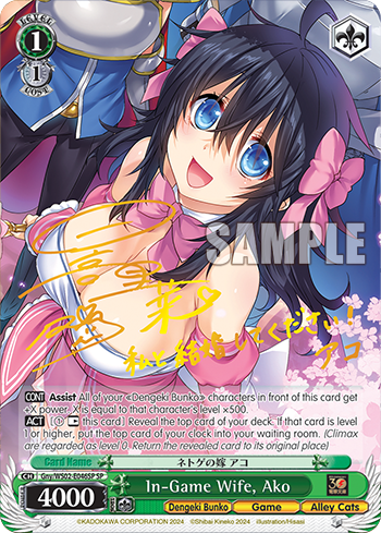 (SP) 1/1 Ako (Dengeki Bunko/Game/Alley SRats)