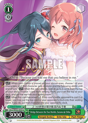 (U) 1/0 Suzuno & Chiho (Dengeki Bunko/Ente Isle/Part Timer)